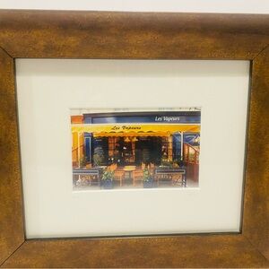 Vintage Original Photography Paris France by John Galbo Framed & Signed 13”-11”